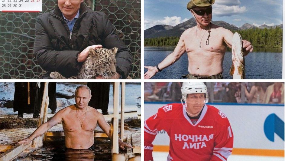 Novi Putinov kalendar: Drži tigra, lovi ribu, igra i hokej ...