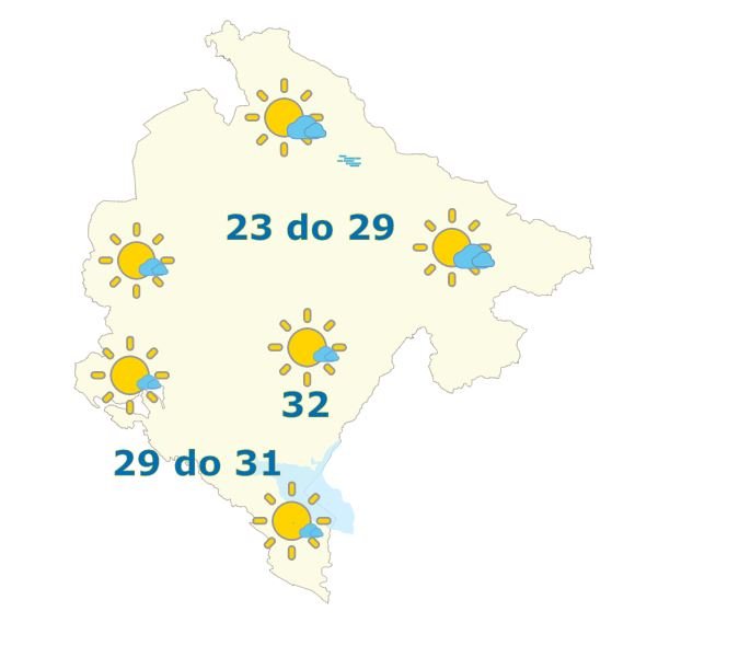 Danas do 32 stepena