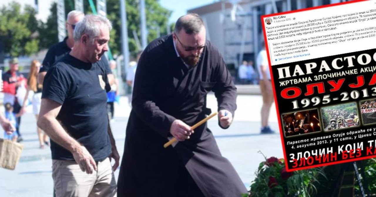 Ko je pravoslavni sveštenik koji se u Kninu poklonio braniteljima? Oglasila se i SPC