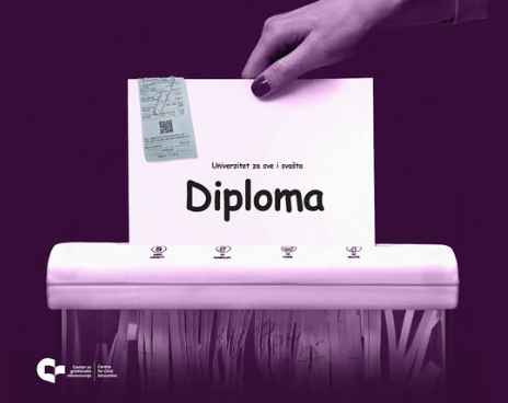 CGO: Bez lažnih diploma - za jači obrazovni sistem
