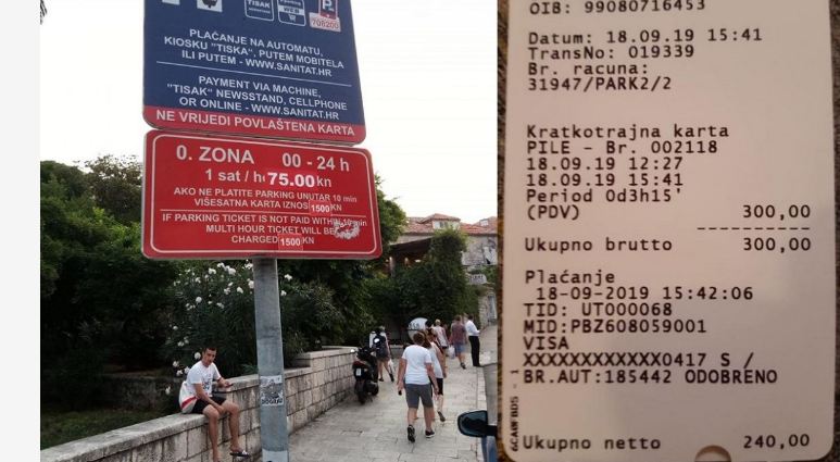 "Živjela Budva": Tri sata parkinga preko 40 eura!