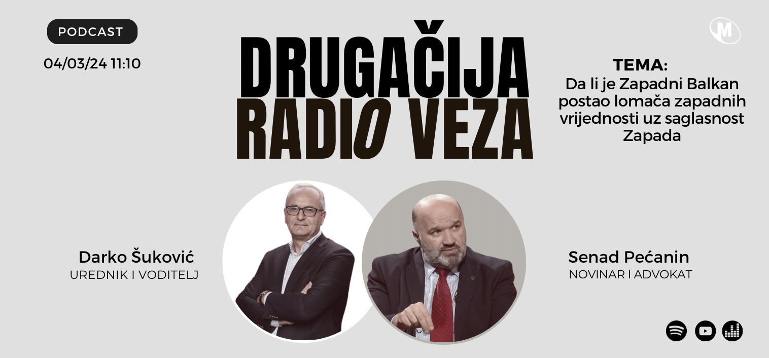 Gost DRV Senad Pećanin: Da li je Zapadni Balkan postao lomača zapadnih vrijednosti uz saglasnost Zapada