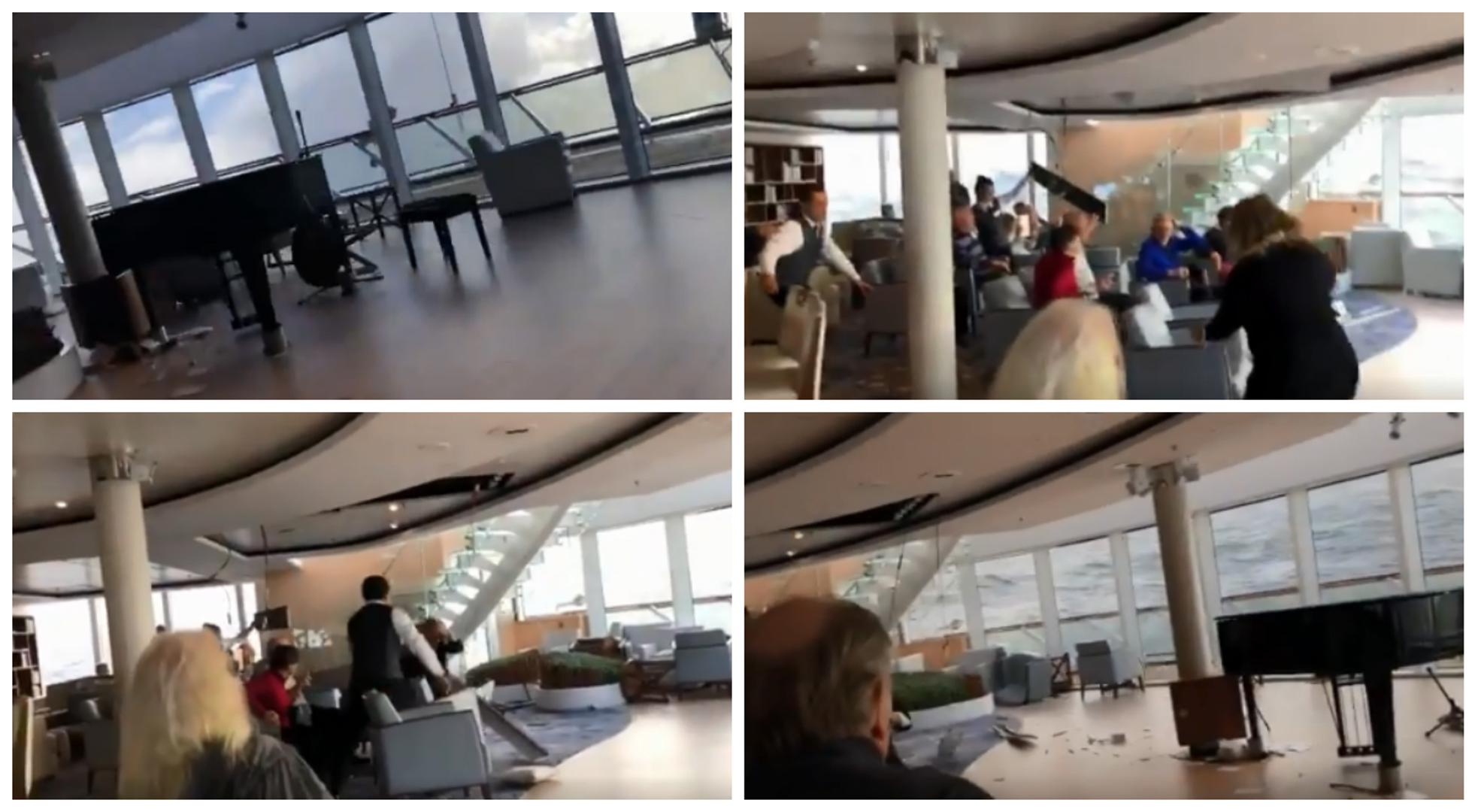 Pogledajte dramatične scene na kruzeru: Namještaj klizi, daske padaju po putnicima...