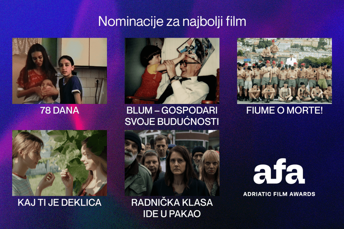 Jadranska regija dobija svoje Oskare: Objavljene nominacije za Adriatic Film Awards 2025, evo ko je sve u trci