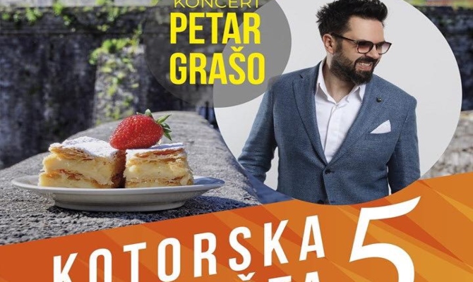 Na "Kotorskoj pašti 5" koncert Petra Graša