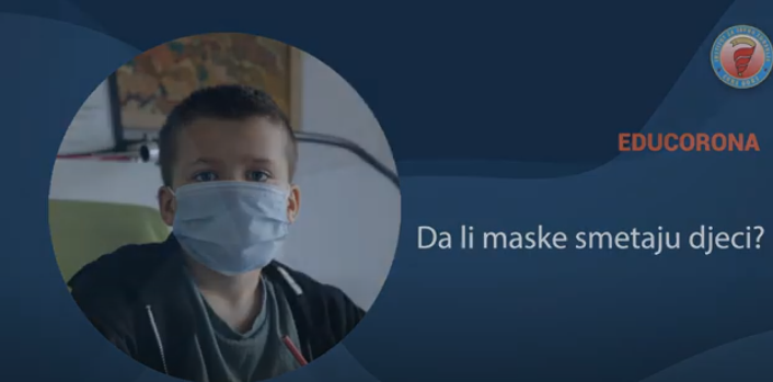 Da li maske smetaju djeci: IJZ sproveo ogled, evo rezultata
