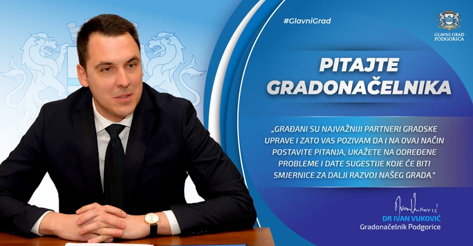 Pitajte gradonačelnika: Postavite pitanje Ivanu Vukoviću