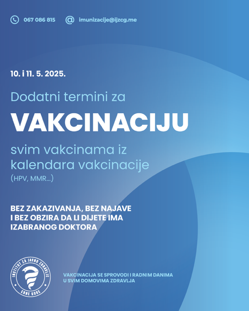 Dodatni termini za vakcinaciju tokom vikenda