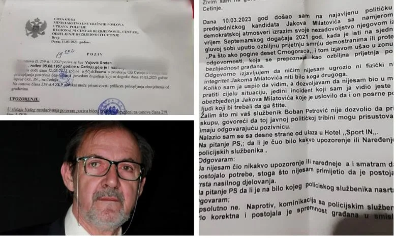 Vujović: Presuda projektovana u kabinetu URE za mene predstavlja čast