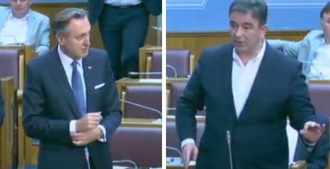 Sukob Krivokapića i Medojevića u Skupštini