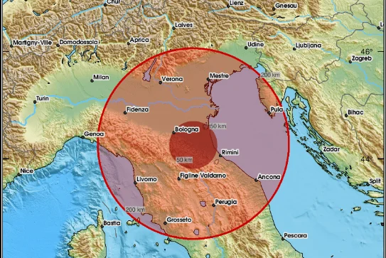 Jak zemljotres u Italiji