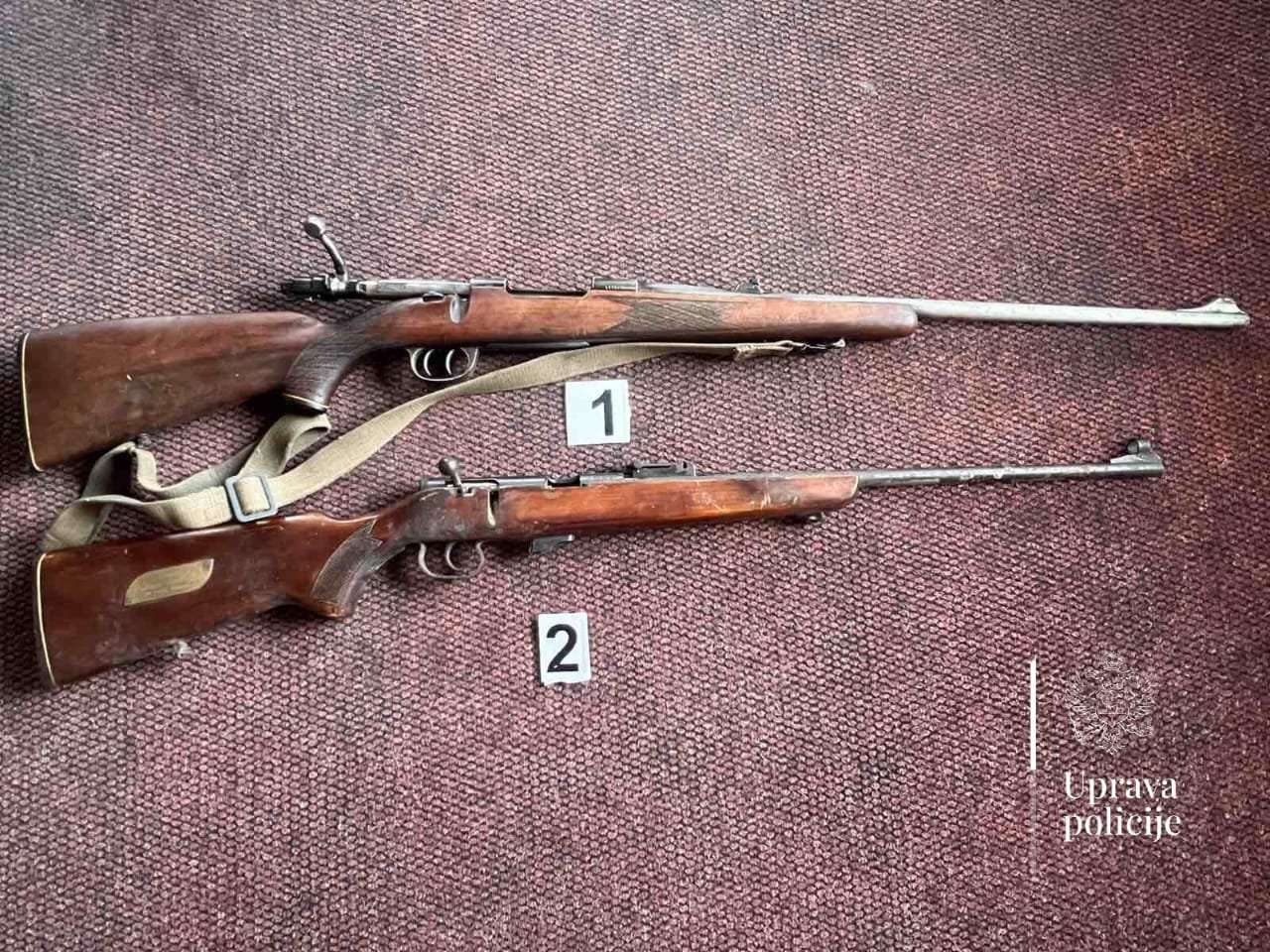 Berane: Oduzete puške u ilegalnom posjedu