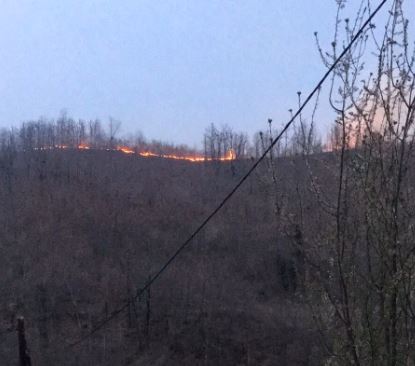 Čitaoci javljaju: Ogroman požar u Morači