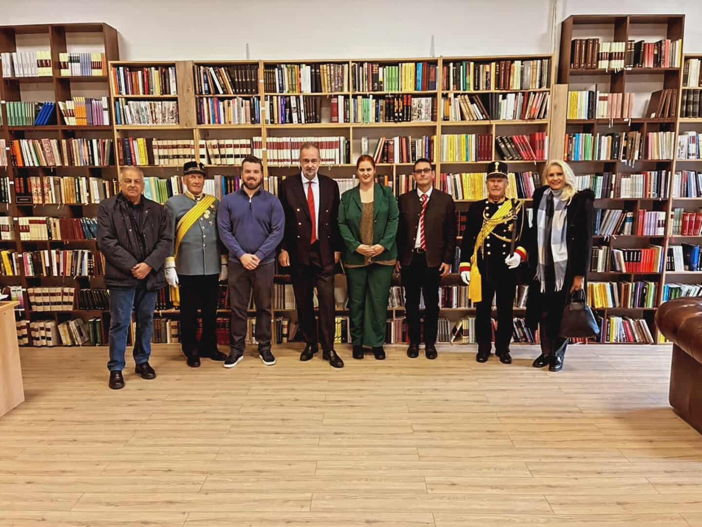 Delegacija kraljevske porodice Austrije u pośeti Fakultetu za crnogorski jezik i književnost