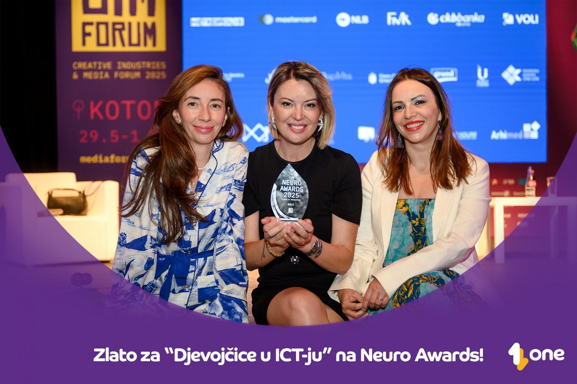 Trijumf kompanije One na prvim CIM Neuro Awards: Zlato za kampanju koja osvaja srca i podsvijest