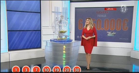Srbija: Izvučena loto sedmica vrijedna šest miliona eura