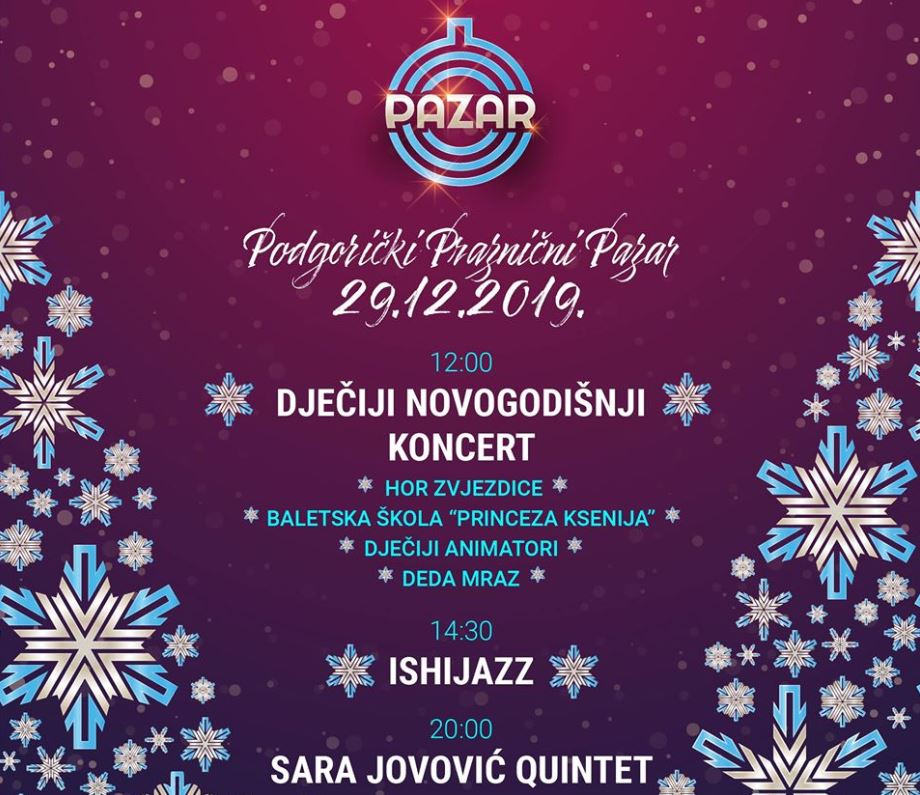 Dječji novogodišnji koncert danas u Podgorici, najmlađe očekuju razna iznenađenja