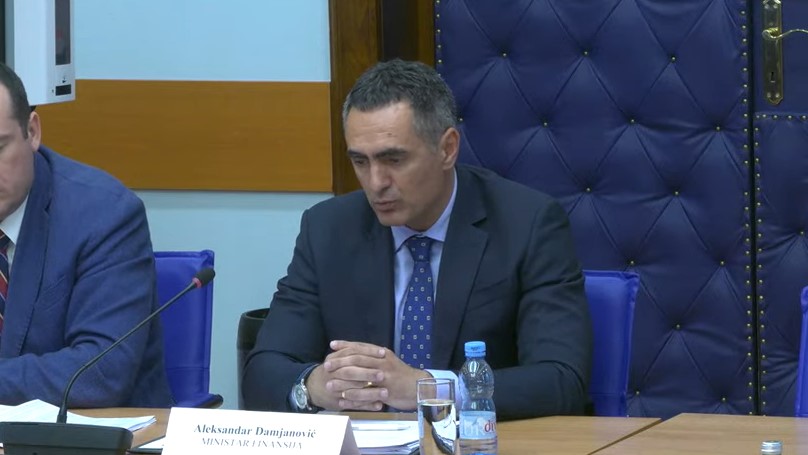 Damjanović: Biće potrebe da se dodatno zadužimo, imamo gotovinski deficit u aprilu od 14 miliona eura