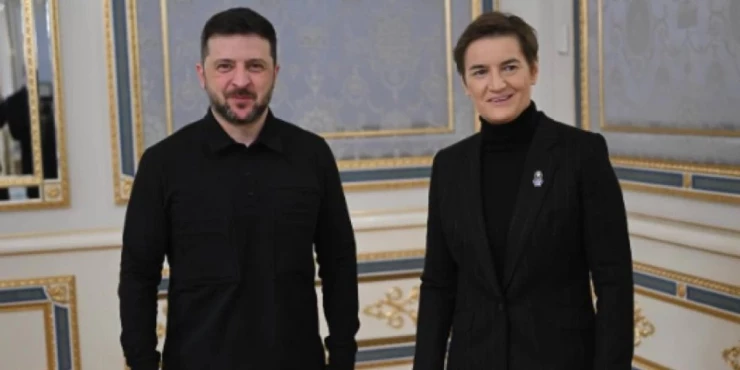 Zelenski se zahvalio Brnabić na podršci teritorijalnom integritetu Ukrajine