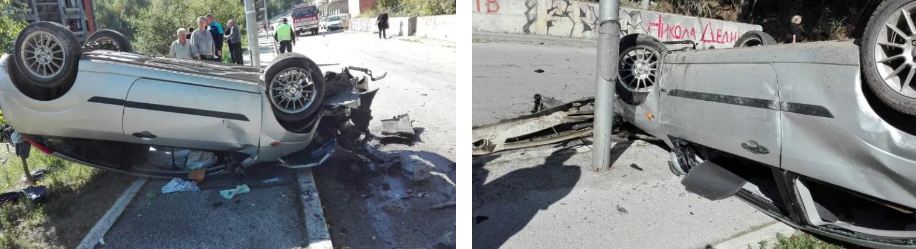 Pljevlja: Izgubio kontrolu nad vozilom, pa udario u zid