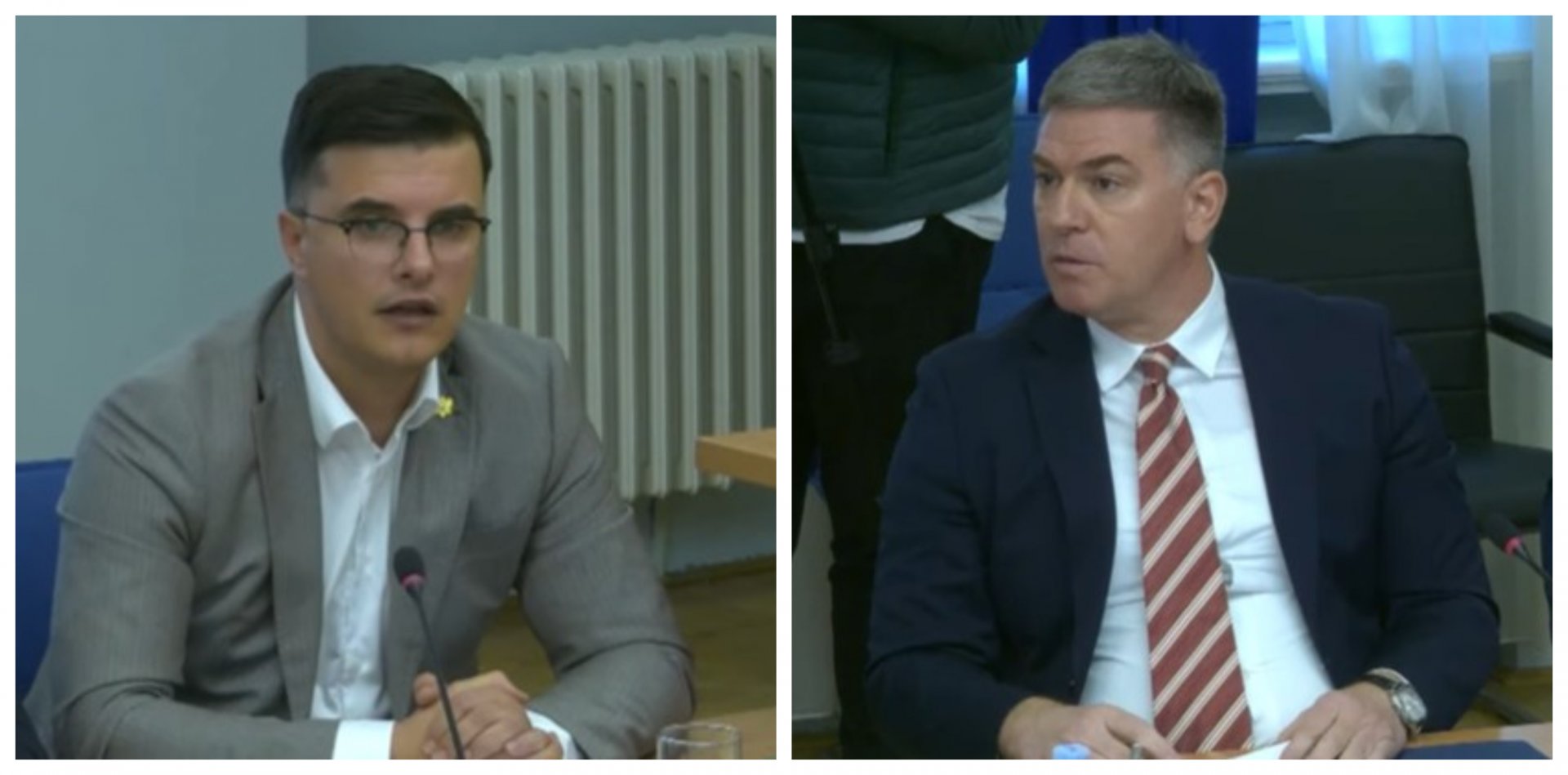 Šaranović: Biće ugroženo funkcionisanje MUP-a zbog potraživanja rezervnog sastava policije za koje se govorilo da su branili CG od Miloševića; Huter: Branili su je od vaših ideoloških i političkih otaca