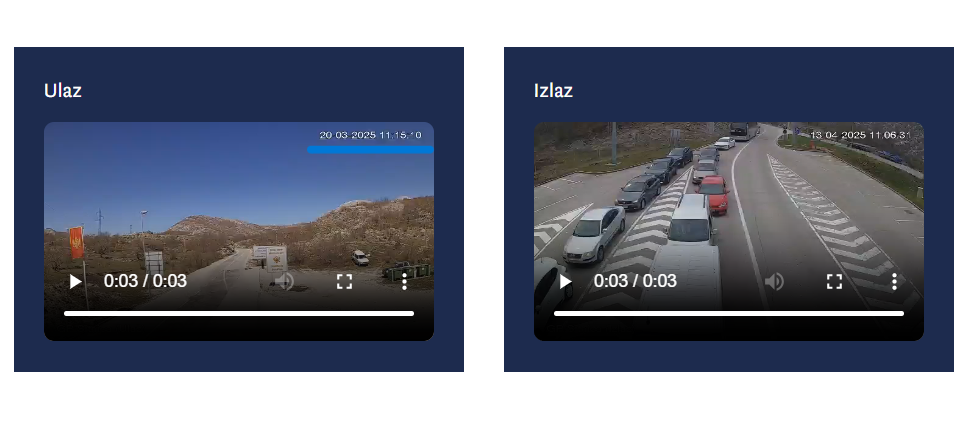 Kamera na graničnom prelazu Sitnica bilježi ulaske u Crnu Goru – od 20. marta?!