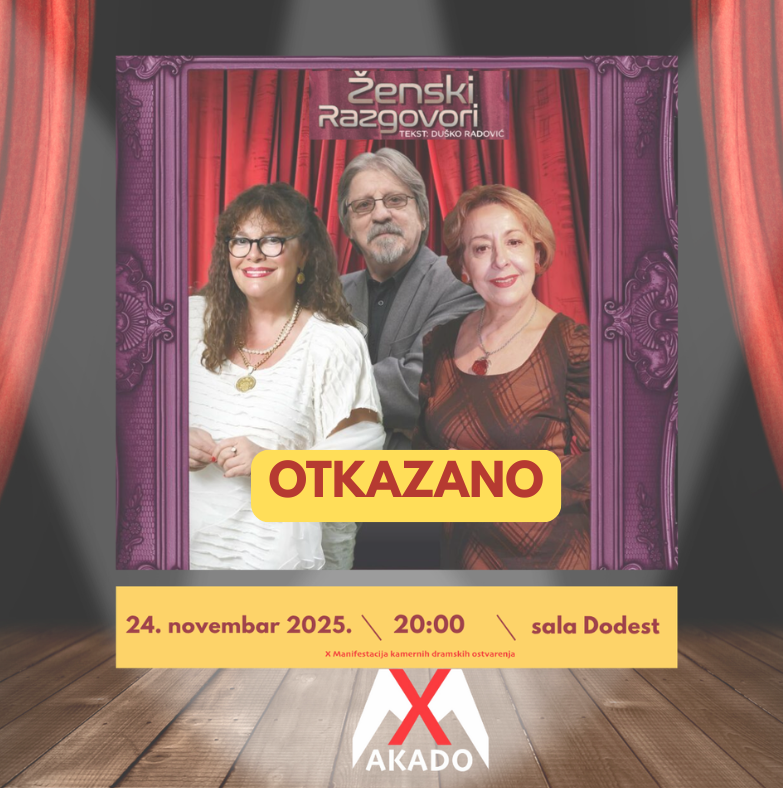 Otkazana predstava „Ženski razgovori”