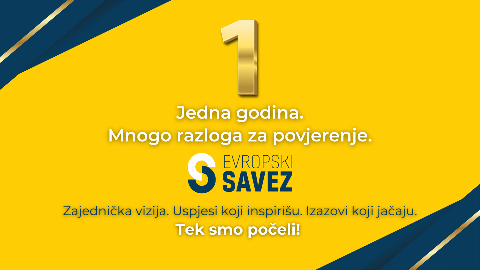 Evropski savez obilježava godinu od osnivanja: Kičma smo građanske, slobodne i progresivne Crne Gore