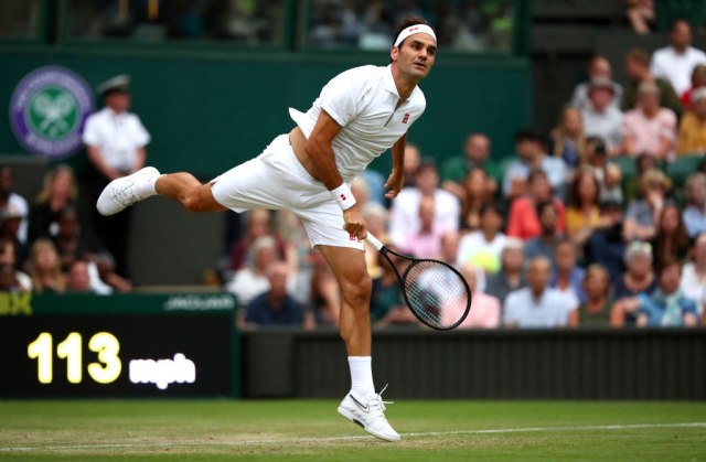 Lakši trening za Federera u osmini finala Vimbldona