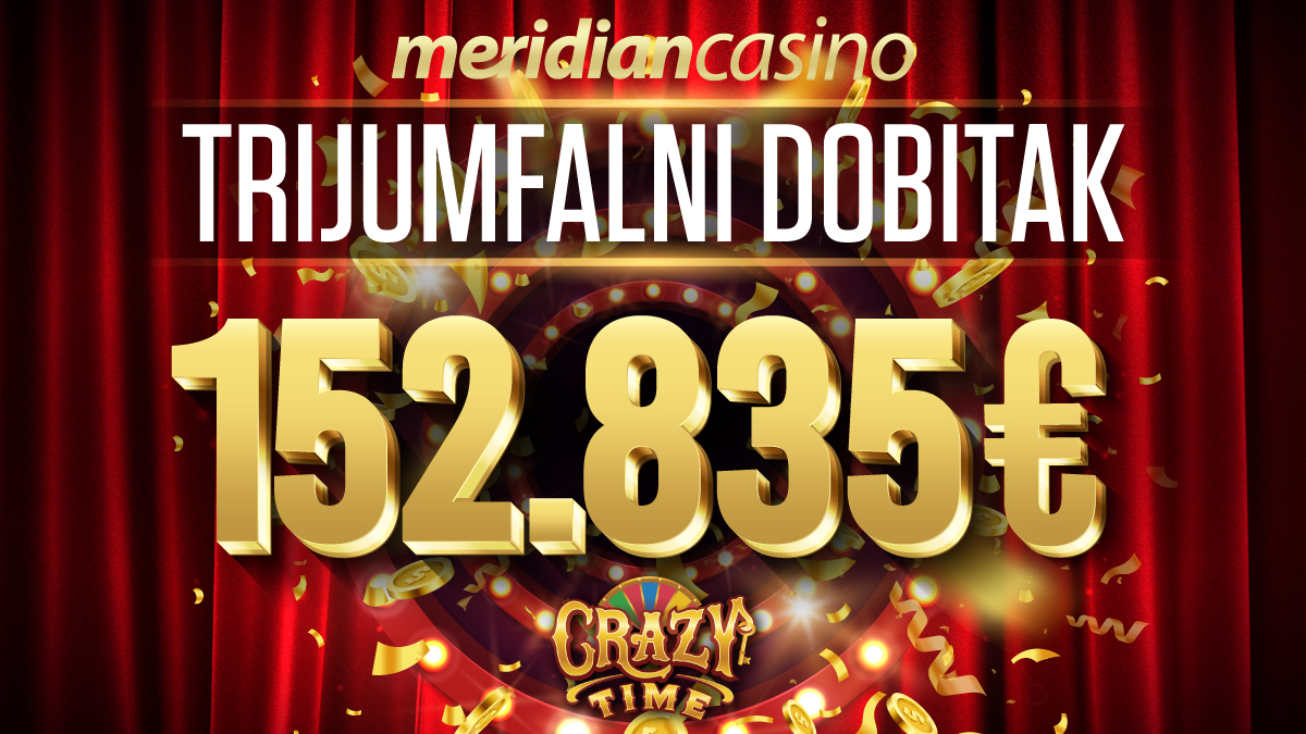 SPEKTAKULARAN KAZINO DOBITAK: Isplaćeno 153.000€!