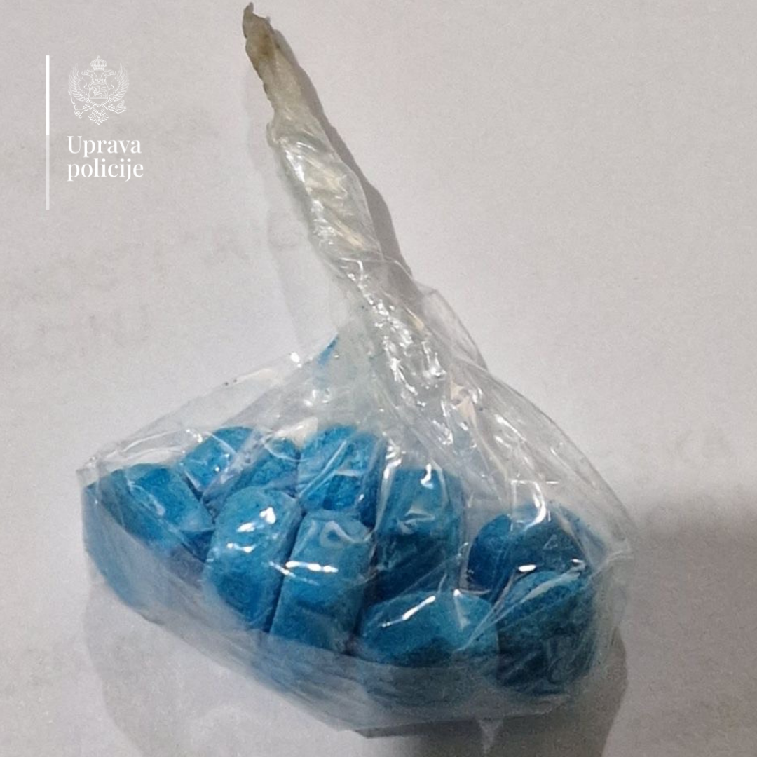 Kontrole u Ulcinju: Oduzeti MDMA i marihuana, prekršajne prijave protiv dvije osobe