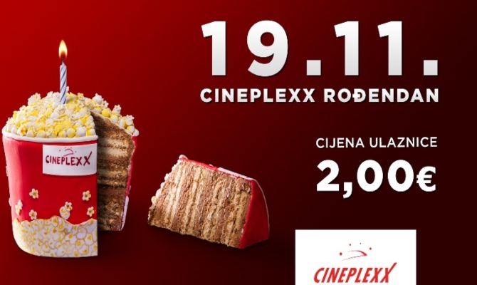 Cineplexx danas slavi osmi rođendan