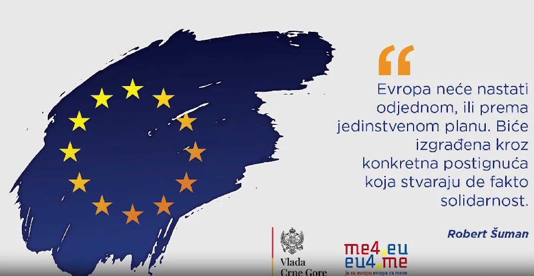 Vlada čestitala Dan Evrope video porukom: CG naredna članica EU