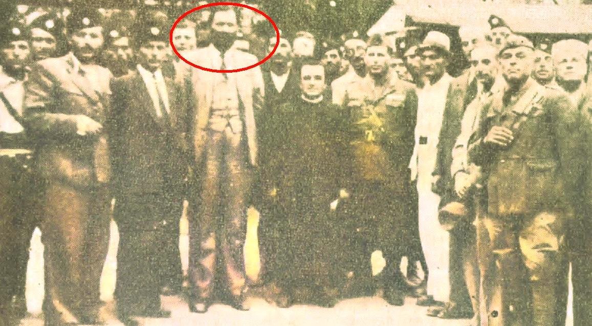 „Organizovali uz punu pomoć italijanskog okupatora svoje odrede i zajedno sa njima učestvovali u borbama protiv partizana primajući od Italijana oružje, hranu, a neki i plate”. - BLAŽO ĐUKANOVIĆ, alijas BIJAĐI, u sredini s šeširom