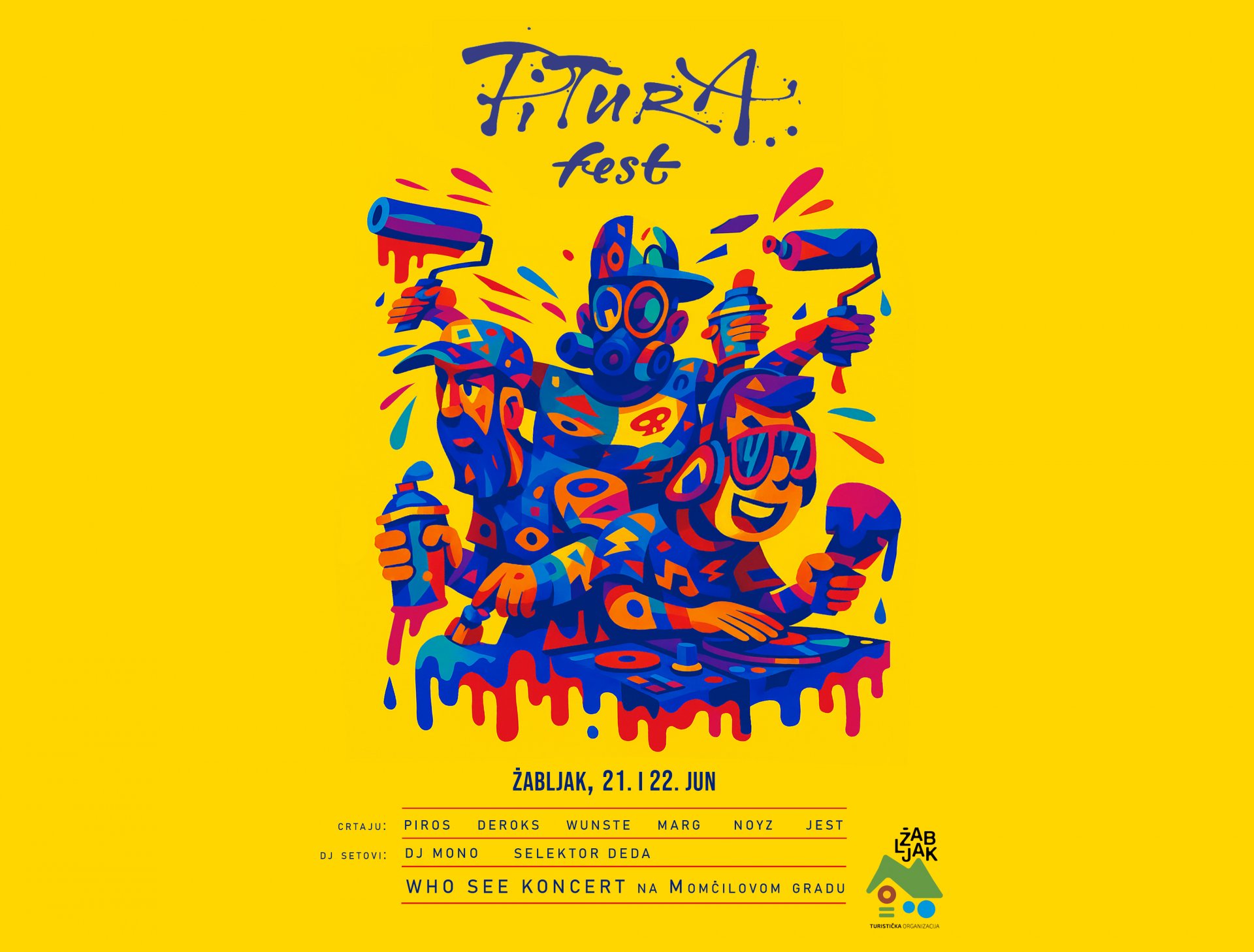 Dvodnevni street art festival Pitura na Žabljaku