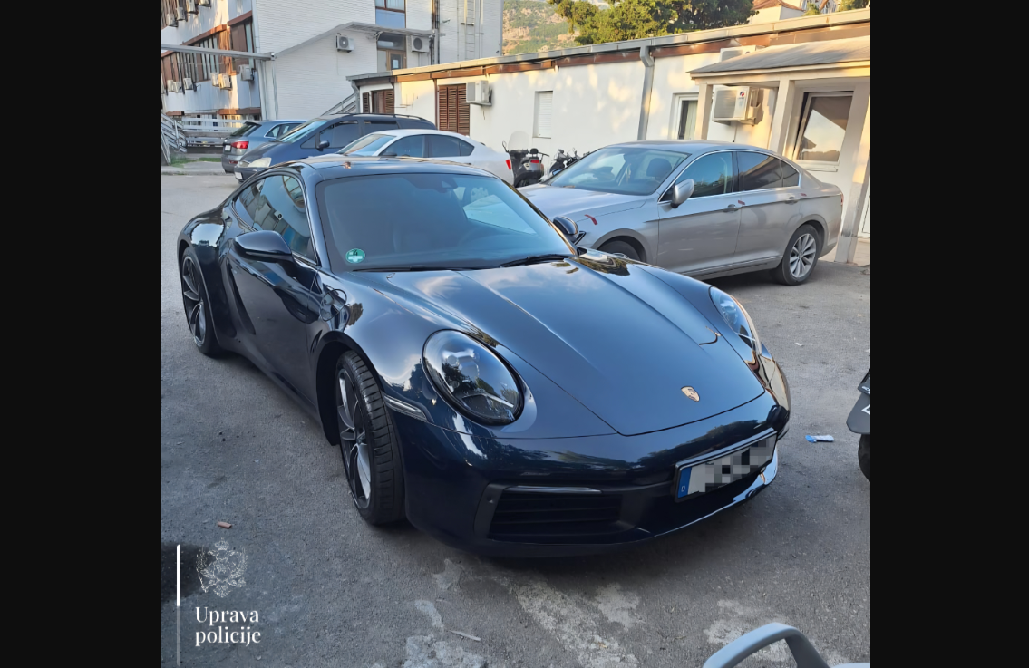 U Budvi oduzet Porsche sa potjernice; Uhapšen ruski državljanin osumnjičen da je kupio pasoš u Ukrajini