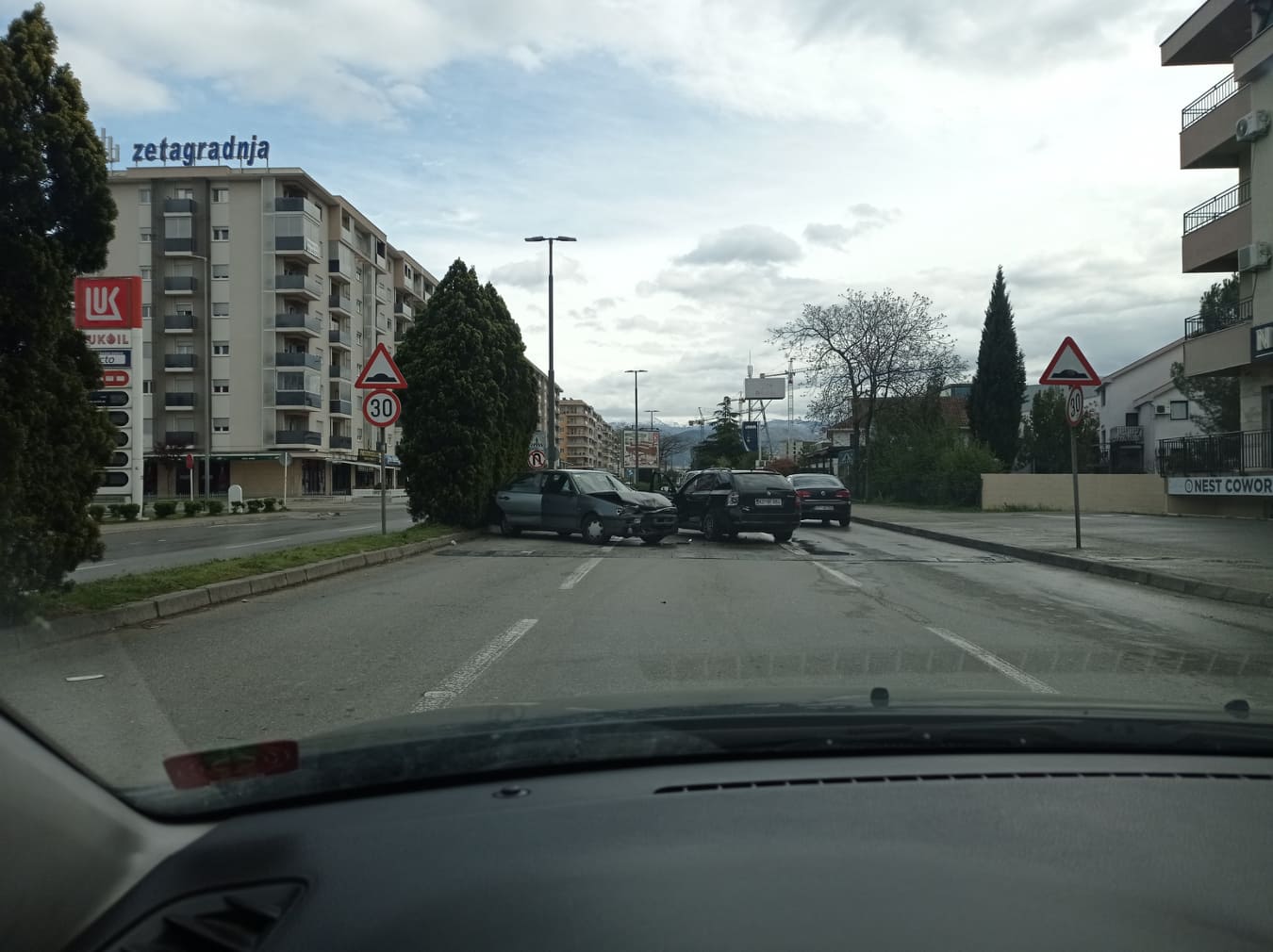 Podgorica: Udes u blizini Delte