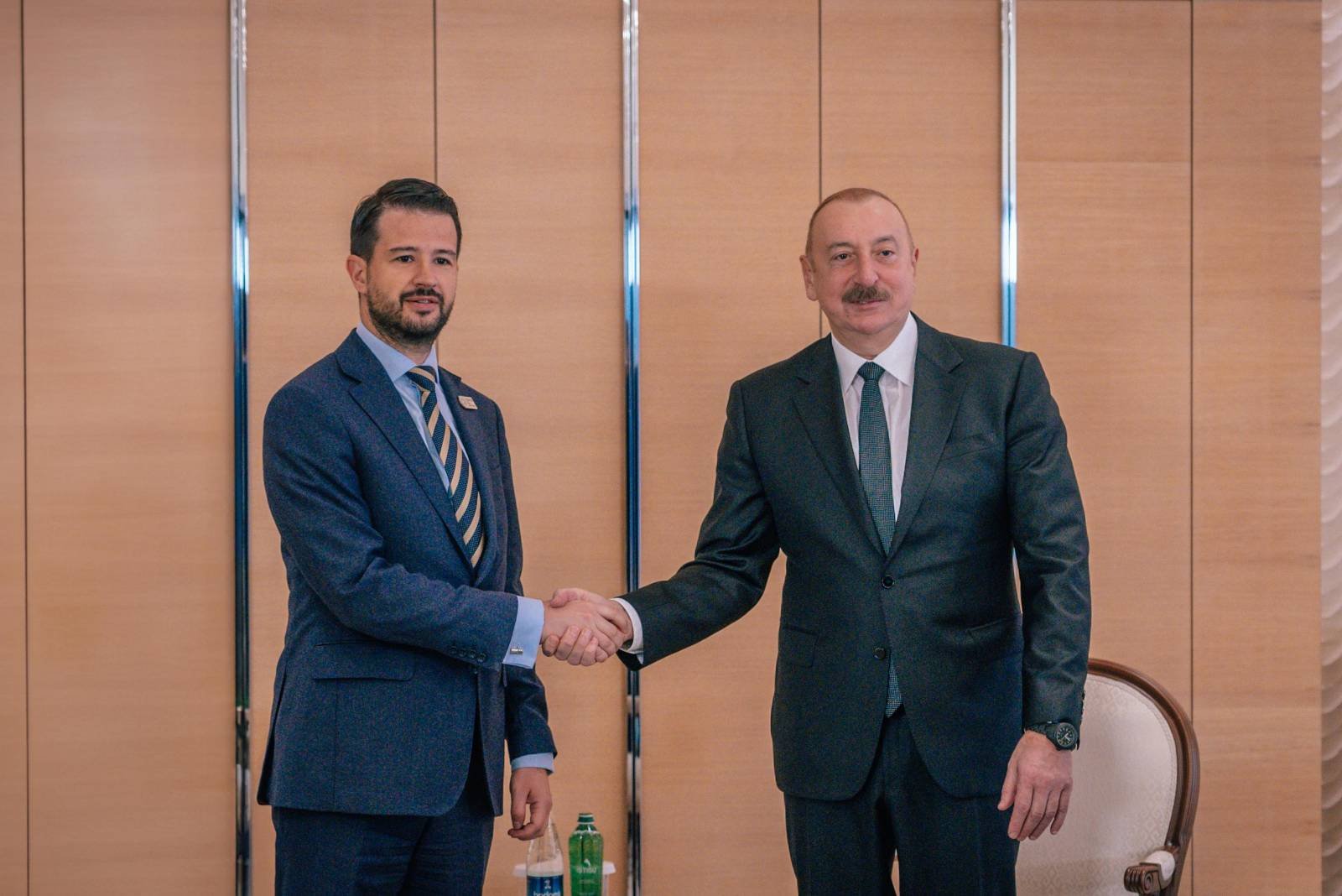 Milatović - Alijev: Prijateljski odnosi Crne Gore i Azerbejdžana dobar temelj za intenziviranje ekonomske saradnje i nove investicije