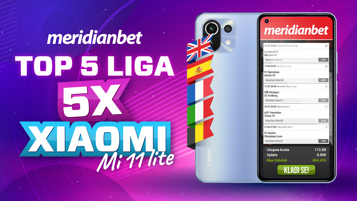 Kladi se na TOP 5 i uzmi jedan od 5 telefona!