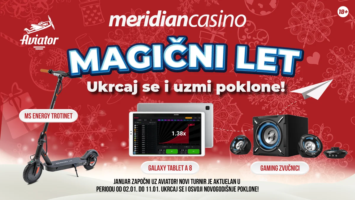 MAGIČAN LET: Osvoji električni trotinet, tablet i zvučnike!