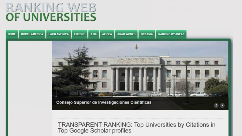 Na Webometrics Transparent Ranking listi UCG napredovao 120 mjesta