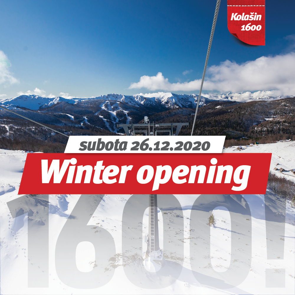 Ski centar Kolašin 1600: U subotu otvaranje zimske sezone, besplatna panoramska vožnja žičarom