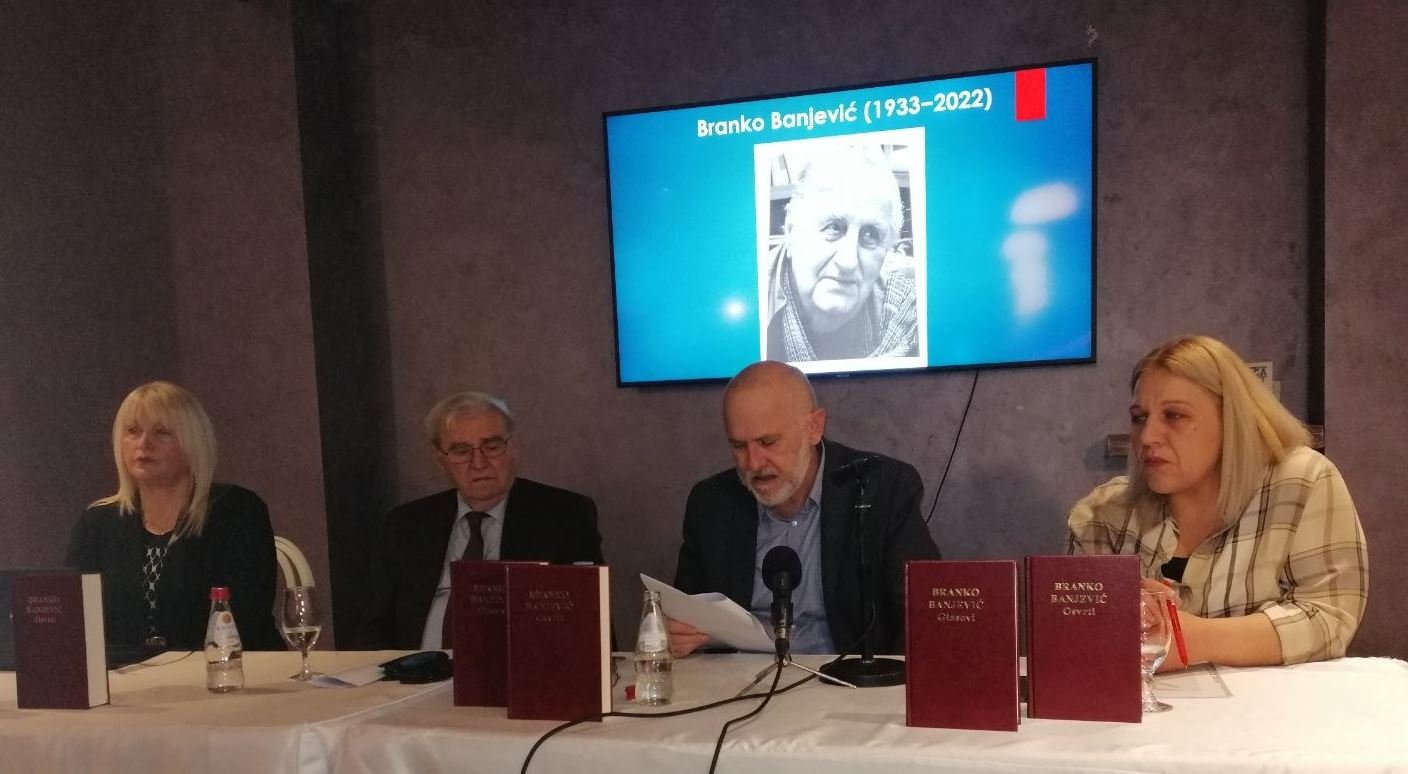Izabrana djela Branka Banjevića predstavljena u Nikšiću: Bio je autor koji je plijenio gdje god se pojavi