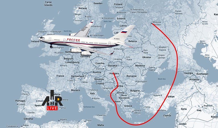 Ovo je ruta kojom Putin planira da stigne u Budimpeštu?