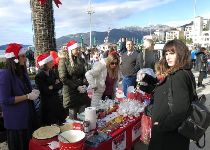 Tivat: Donacijama na Novogodišnjem bazaru prikupljeno preko 3000 eura