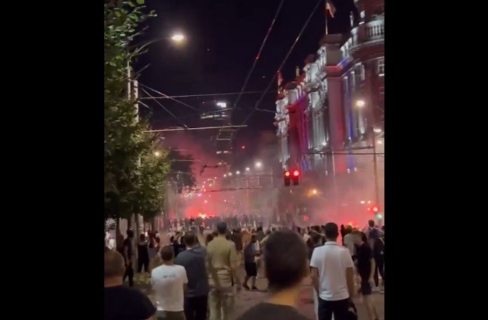 Dačić: U Beogradu je uspostavljen javni red i mir