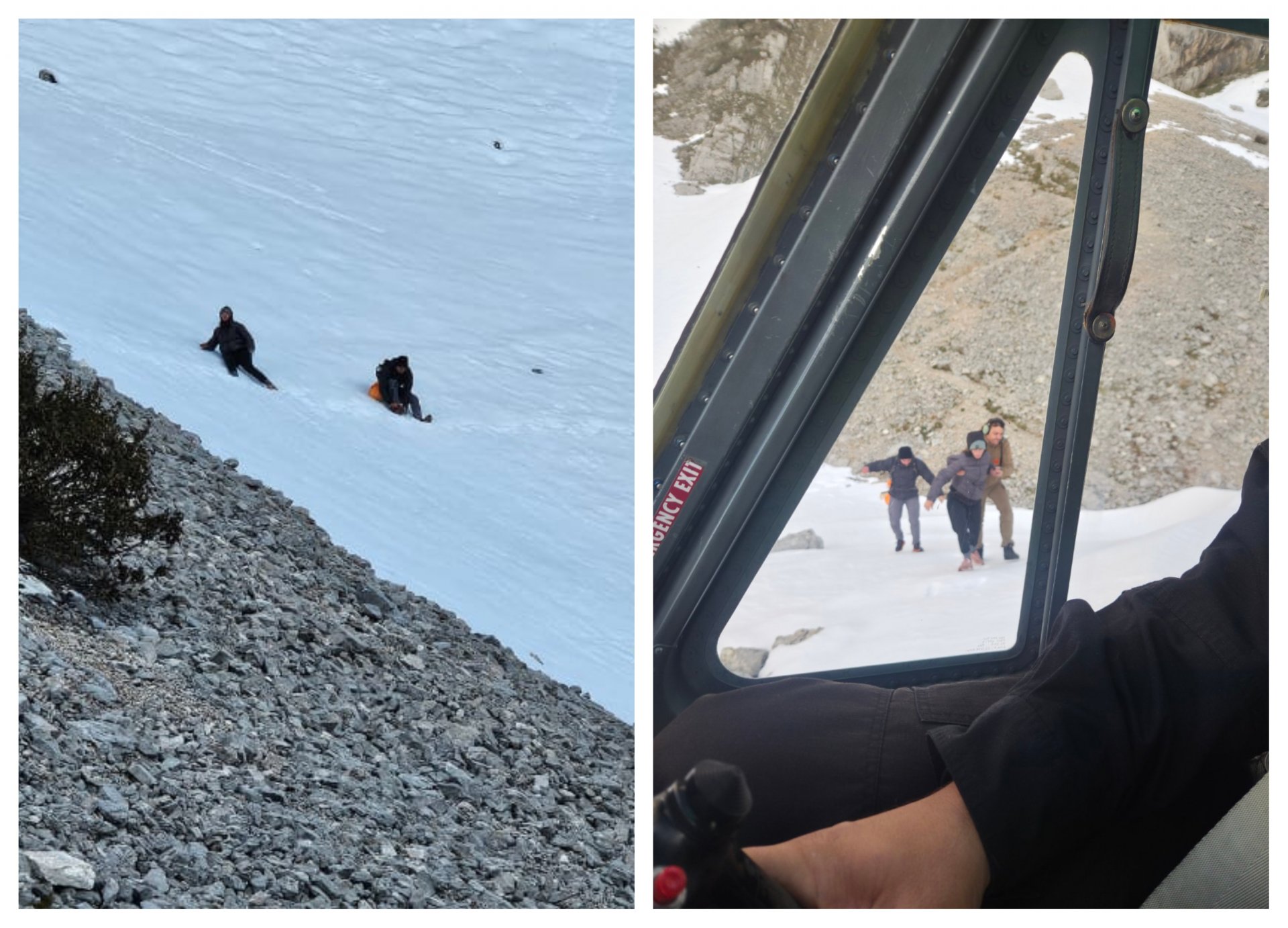 Helikopterom spašeni turisti sa Prutaša, transportovani u KCCG