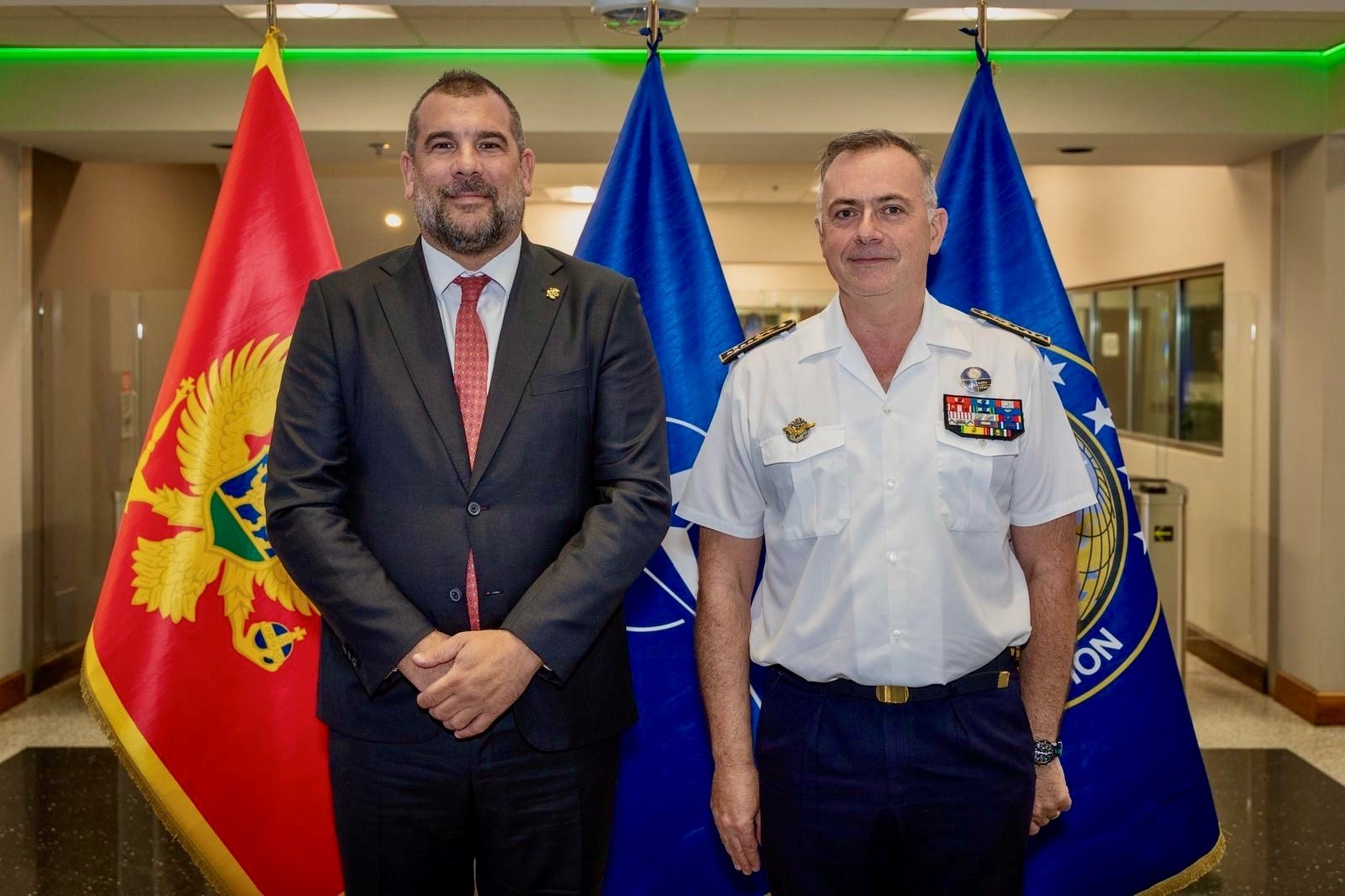 Krapović sa vrhovnim Savezničkim komandantom za transformaciju admiralom Vandierom