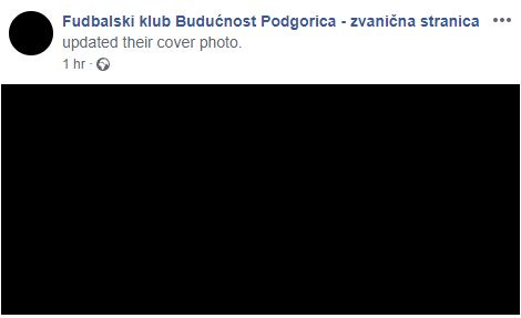 Fejsbuk stranice FK i KK Budućnost u crnoj boji zbog tragedije na Brajićima