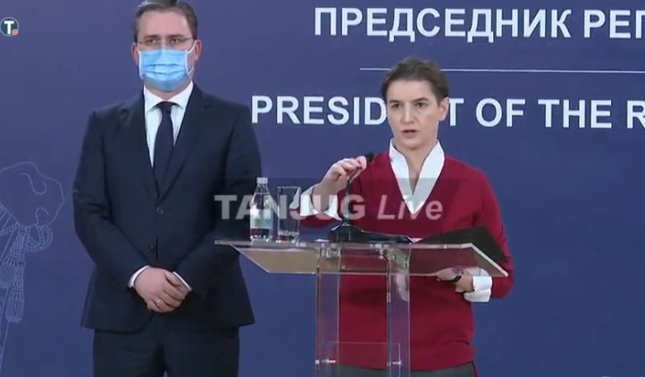 Brnabić: Povlačimo odluku o protjerivanju Miloševića, cijela Vlada se slaže sa izjavom Božovića